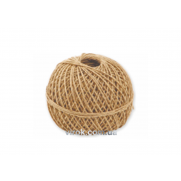 Шпагат джутовий в клубках 100 г (10шт) уп 63 м.+/-5%