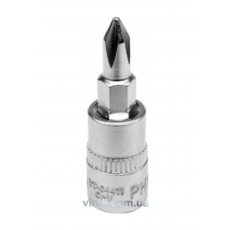 Головка торцева з насадкою викрутковою PHILLIPS YATO 1/4