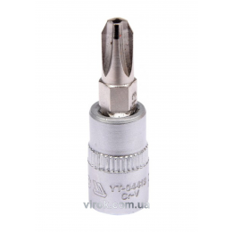 Головка торцева з насадкою викрутковою PHILLIPS YATO 1/4