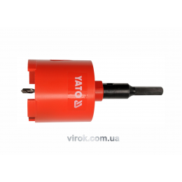 Свердло коронка алмазне YATO 68 мм з шестигранним хвостовиком