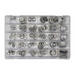 Шайби алюмінієві YATO Ø5x9-28x36 мм 300 шт