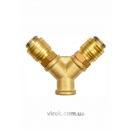 Швидкороз'ємне латунне з'єднання YATO 1/4