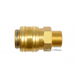 Швидкороз'ємне латунне з'єднання YATO 1/4