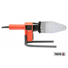 Паяльник для термопластикових труб YATO 850 Вт + 7 адаптерів 16-63 мм