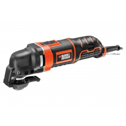 Багатофункційний інструмент Black+Decker 300 Вт 22000 об/хв + насадки + кейс