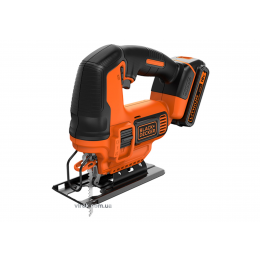Лобзик акумуляторний Black+Decker Li-Ion 18 В 1.5 Агод 55 мм