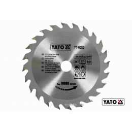 Диск пиляльний по дереву YATO 130 х 16 х 2.8 х 2 мм 24 зубці R.P.M до 10000 1/хв