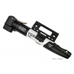 Насос ручний телескопічний для велосипеда VOREL в металевому корпусі