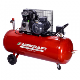 Компрессор поршневой с ременным приводом Vрес=200л 510л/мин 380V 3кВт AIRKRAFT AK200-510-380
