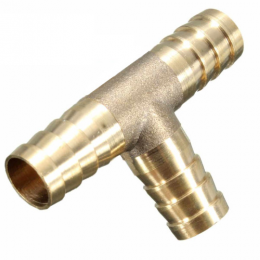 Cоединитель на шланг (тройник латунь) T-обр. 8*8*8мм AIRKRAFT E102-6-2
