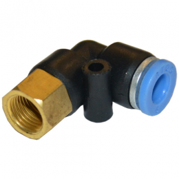 Соединение цанговое для полиуретановых шлангов PU/PR (Г-обр. шланг - внутр. резьба) 12ммX1/4 AIRKRAFT SPLF12-02