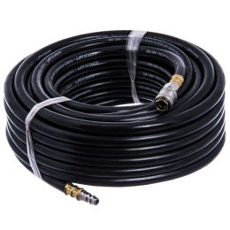 Шланг резиновый воздушный армированный 20 атм 8x15мм 50м с быстроразъемными соединениями  AIRKRAFT  AHC-10-F