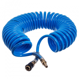 Шланг спиральный полиуретановый (PROFI) 8*12мм L=20м  AIRKRAFT. Made in Italy.   AHC48-L