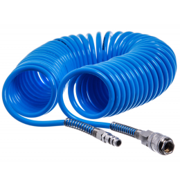 Шланг спиральный полиуретановый 6,5*10мм L=5м  AIRKRAFT  AHC46-E