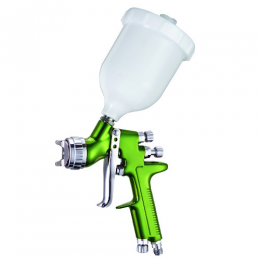 Краскопульт пневматический HVLP верх.пласт.бачок 600мл форсунка-1,3мм  ITALCO H-929-1.3