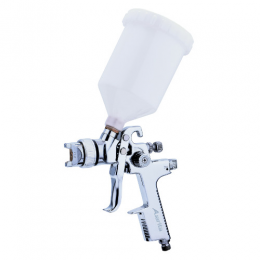Краскопульт пневматический HVLP верх.пласт.бачок 600мл форсунка-1,4мм  AUARITA AB-17G-1.4