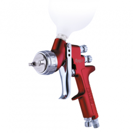 Краскопульт пневматический HVLP верх.пласт.бачок 600мл форсунка-1,4мм  ITALCO GFG-1.4