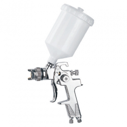 Краскопульт пневматический HVLP верх.пласт.бачок 600мл форсунка-2,5мм  AUARITA H-970P-2.5