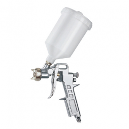 Краскопульт пневматический тип HP верхний пластиковый бачок диаметр форсунки-1,8мм  AUARITA   S-990P-1.8