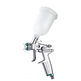 Краскопульт пневматический тип HVLP верх.пласт.бачок 250мл форсунка-0,8мм (H-3000B-MINI-0.8) ITALCO H-3003A-MINI-0.8
