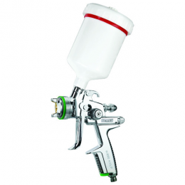 Краскопульт пневматический тип HVLP верхний пластиковый бачок диаметр форсунки-1,3мм (H-3000-1.3) ITALCO   H-3003-1.3