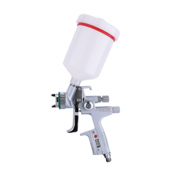 Краскопульт пневматический цифровой HVLP верх.пласт.бачок 600мл форсунка-1,3мм  ITALCO H-5000-Digital-1.3