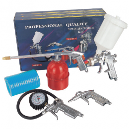 Набор покрасочный пневматический 5 ед.  AUARITA   5PCS-2