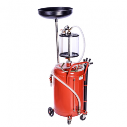 Установка для слива и вакуумной откачки масла с мерной колбой (80л.) G.I. KRAFT B8010KVS