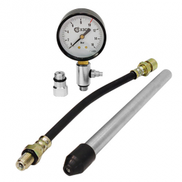 Компрессометр 16атм удлиненный + гибкий шланг   КОМПР16УНКЛ (ХЗСО) CMPR1605