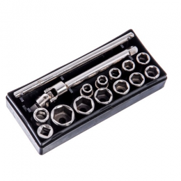 Набор торцевых головок № 5 (8~15 17 19 22мм+шарнир удлинитель вороток)    (Чернигов)  ЧН5