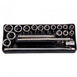 Набор торцевых головок ЧН - 16 (8~19 21 22мм+шарнир 2 удлинителя вороток)   (Чернигов)  ЧН16