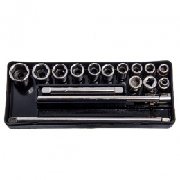 Набор торцевых головок ЧН - 24 (8~15 17 19 22мм+шарнир 2 удлинителя вороток)  (Чернигов)  ЧН24