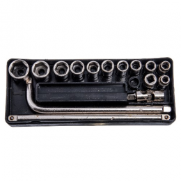 Набор торцевых головок ЧН - 47 (8~15 17 19 22мм+переходник шарнир удлинитель вороток)  (Чернигов)  ЧН47