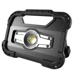 Прожектор светодиодный аккумуляторный 20W с POWERBANK 5000 mAh (выход USB 5V) IP65 (Made in GERMANY)   FL-2001W