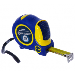 Рулетка профессиональная с автостопом полотна 7,5м*25мм   СТАНДАРТ  PMT-7E25