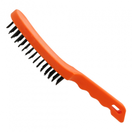 Щетка по металлу (6-рядная пластиковая ручка) СТАНДАРТ SWPH0802