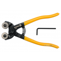 Кусачки до керамічної плитки VOREL з двома дисковими різцями 200 мм