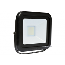 Прожектор SMD LED діодний мережевий 230 В VOREL 50 Вт 4000 lm 6000 К з кріпильною скобою