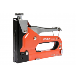 Степлер YATO з регулятором для скоб 53 4-14 мм, S 10-12 мм, J 10-14 мм