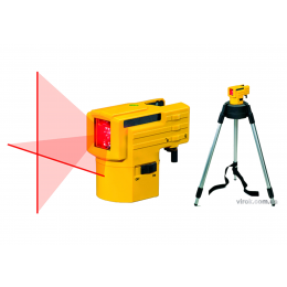 Нівелір лазерний лінійний STABILA LAX 50 на штативі з телескопічними ніжками 10 м
