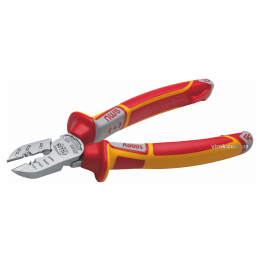 Кусачки діагональні NWS з ізольованими ручками VDE до 1000 В l=190 мм