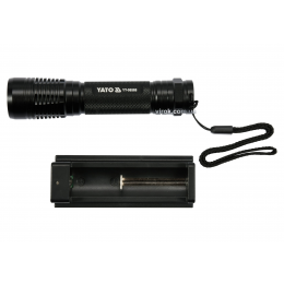 Ліхтар світлодіодний XPG3 CREE акумуляторний YATO Li-Ion 3.7 В 2.2 Aгод 6 Вт 500 лм Ø28 x 120 мм