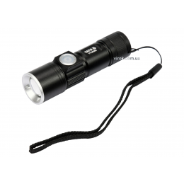 Ліхтар світлодіодний XTE CREE акумуляторний YATO Li-Ion 3.7 В 650 мАгод 5 Вт 350 лм Ø27 x 94 мм