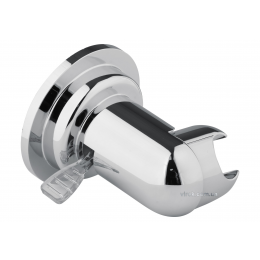 Тримач душових розприскувачів з присмоктувачем FALA обертовий, пластиковий ABS, покритий хромом