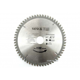 Диск пиляльний по алюмінію YATO 350 х 30 х 3.2 x 2.5 мм 100 зубців R.P.M до 4500 1/хв