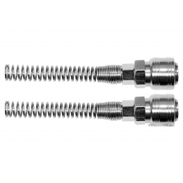 Швидкороз'ємне з'єднання YATO з пружиною до шлангу 6 х 10 мм 2 шт