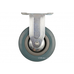 Колесо до візка гумове зі штивною опорою VOREL Ø50 x 16 x 72 мм 20 кг