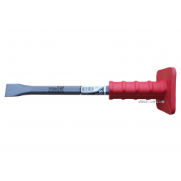 Зубило каменяра VIROK з гумовою ручкою 400 мм