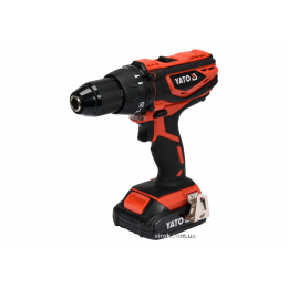 Шуруповерт-дриль ударний акумуляторний YATO Li-Ion 18 В 2 Агод 40 Нм