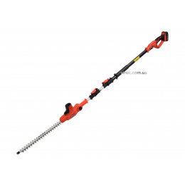 Кущоріз акумуляторний телескопічний YATO Li-Ion 18 В 2 Агод полотно 42 см ручка 1.8-2.8 м + зарядний пристрій